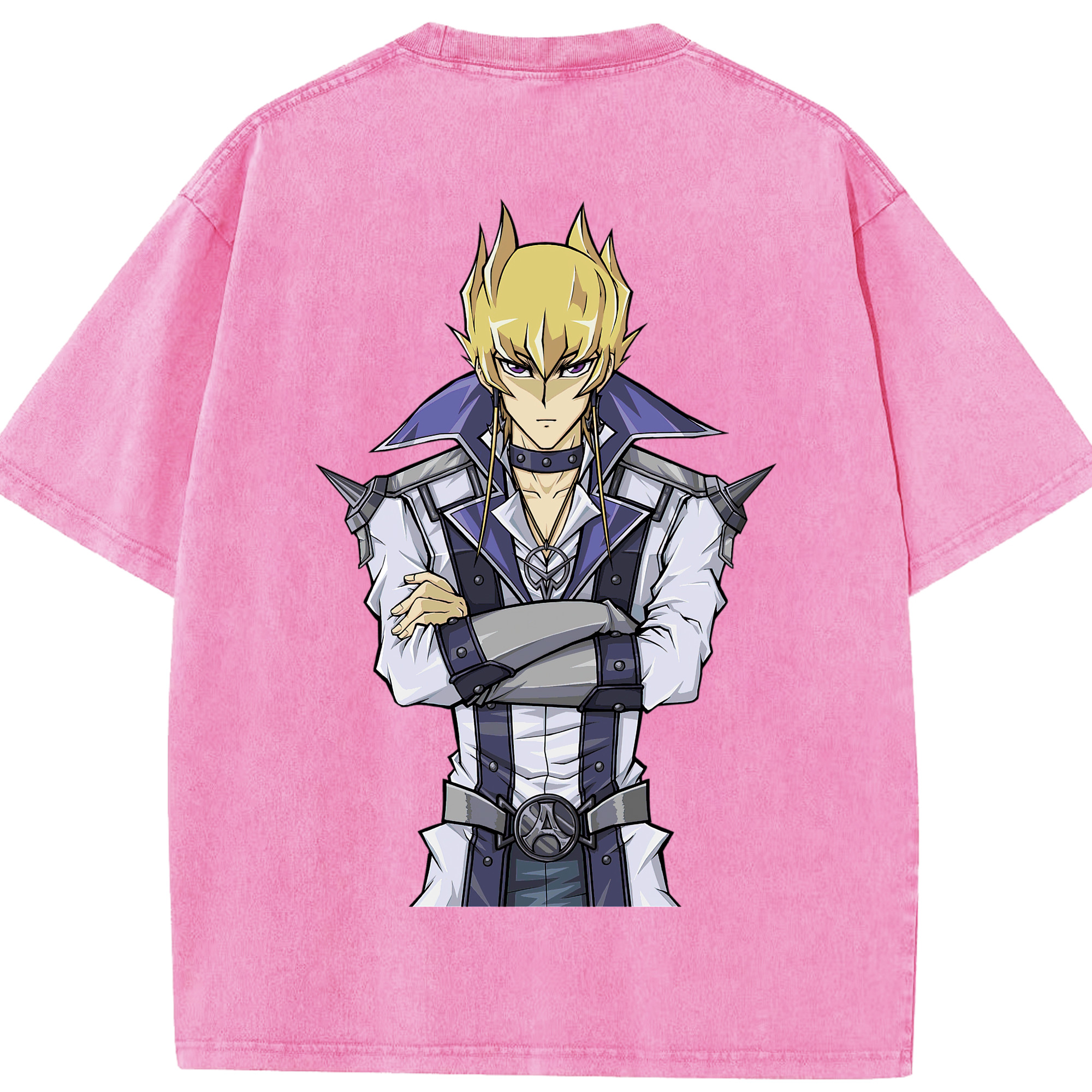 （画像用） 遊☆戯☆王 Yu-Gi-Oh! 綿100% ヴィンテージ風 半袖Tシャツ（背面プリント）